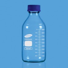 בקבוק מעבדה פקק כחול פיירקס